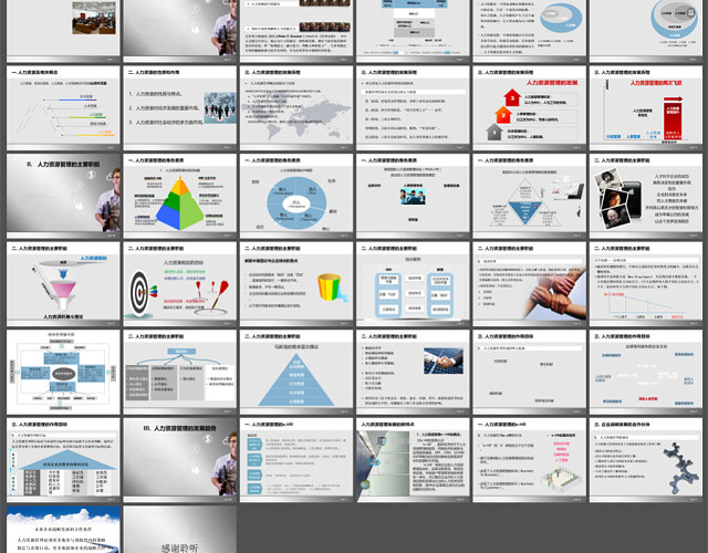 人力资源管理培训PPT作件