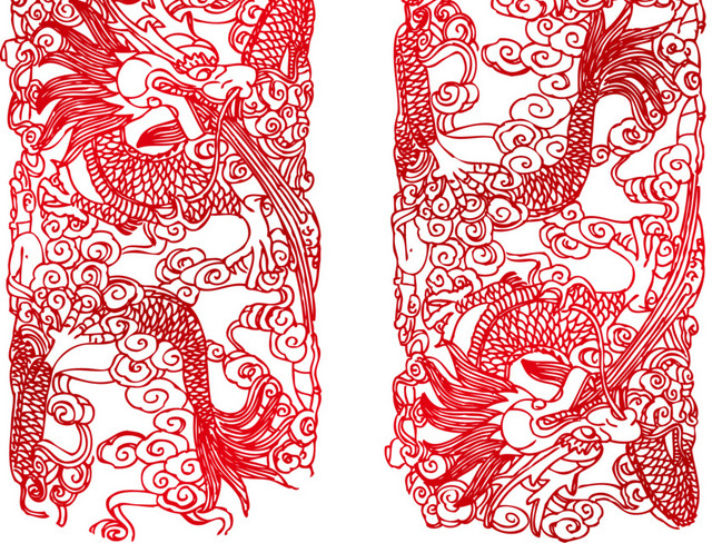 龙纹龙柱