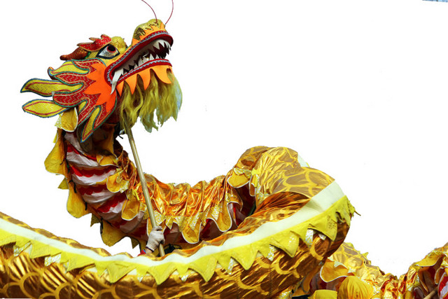 中国风金龙素材元素