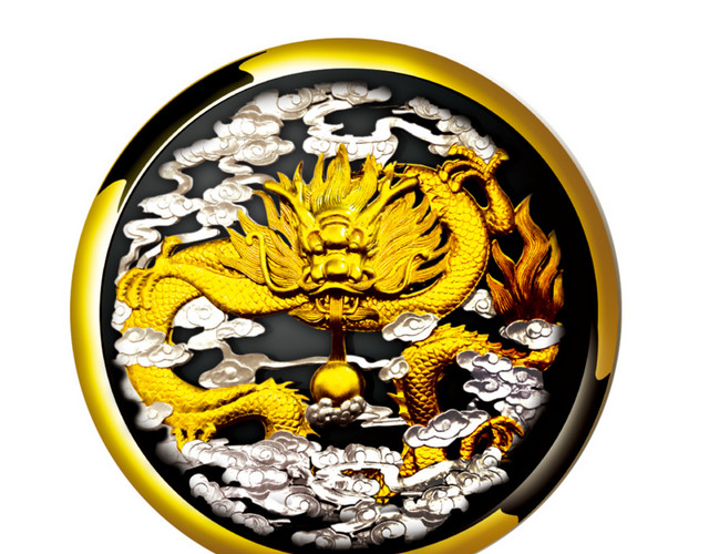 复古中国龙元素
