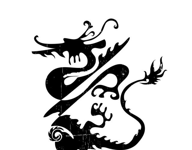 剪纸龙传统文化素材PNG