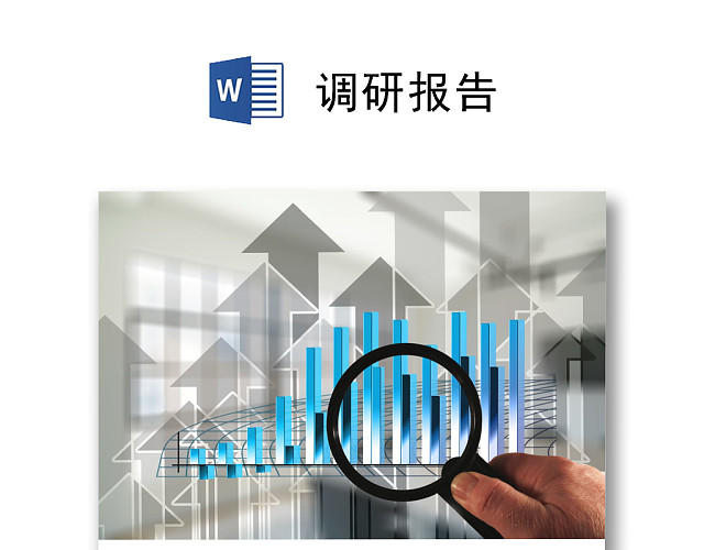 商业计划项目报告书企业文档背景封面WORD文档