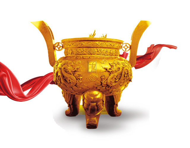 企业荣誉古鼎素材素材