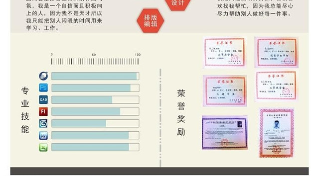 个人简历图片