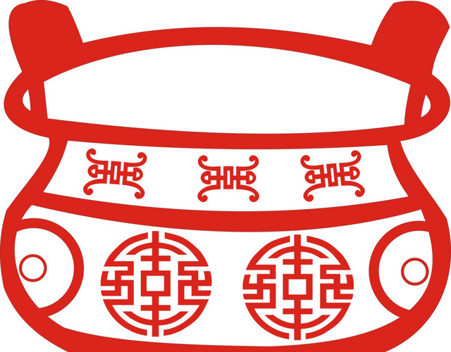 企业荣誉古鼎图案素材