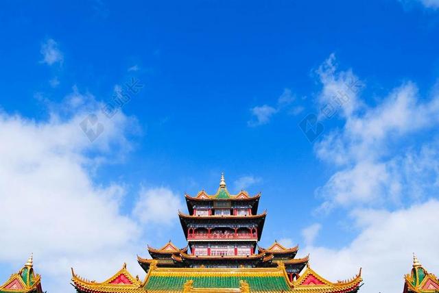 蓬莱 仙境 中国建筑