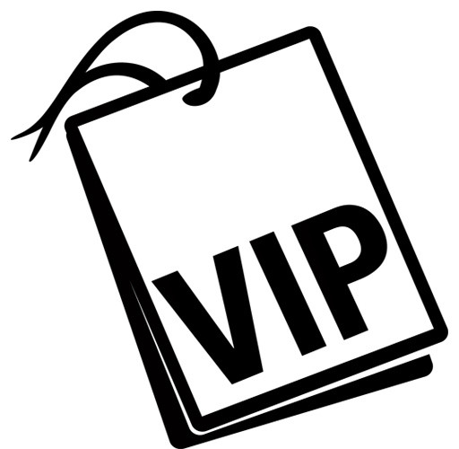 黑色VIP标签素材