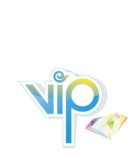 VIP创意立体字体