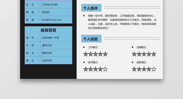 外贸报关个人求职简历23