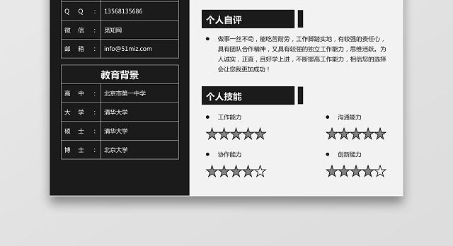 外贸报关个人求职简历133