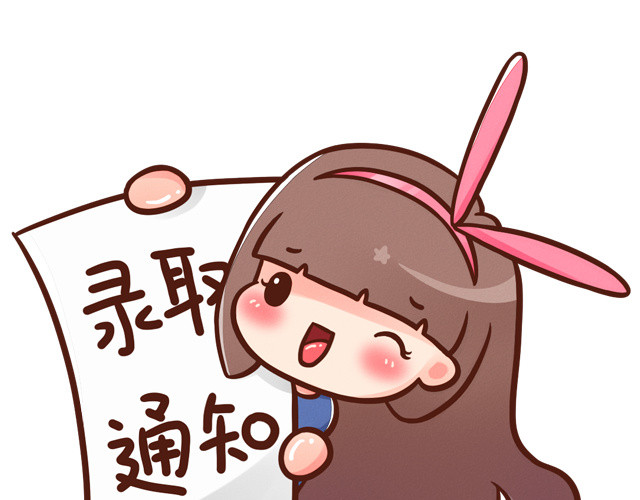 卡通女孩矢量PNG