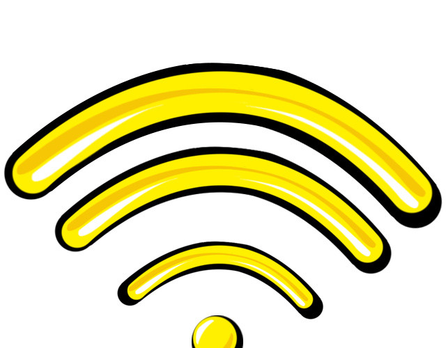 无线WIFI符号图标矢量素材