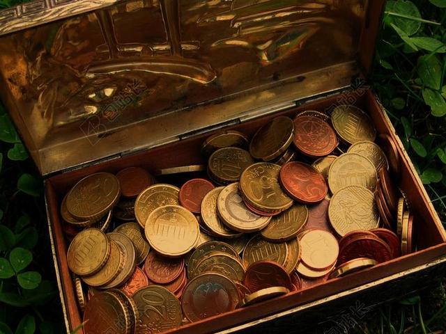 宝 宝藏 欧元 硬币 钱 现金  金属 值 有价值的