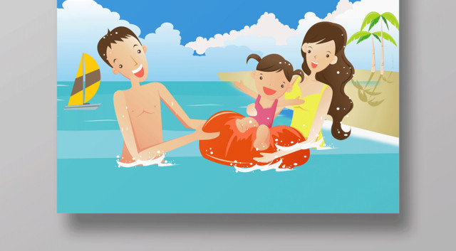 亲子旅游世界那么大带孩子去看看亲子游海报