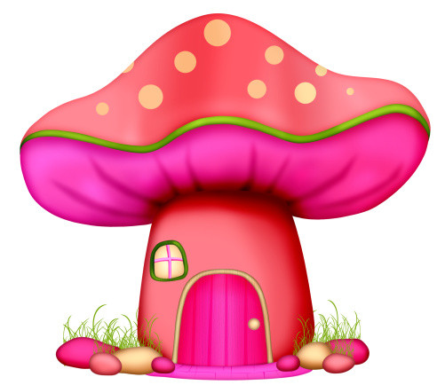 粉色蘑菇屋