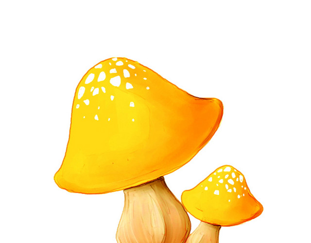 黄色小蘑菇