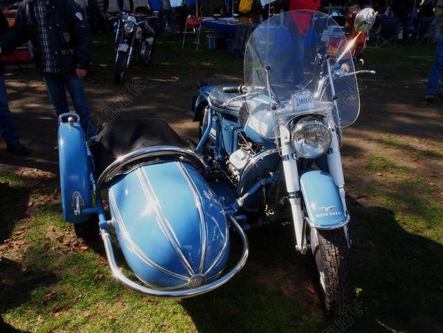 MOTO GUZZI 摩托车 循环 附属 蓝色 锋利 经典