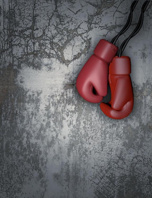 拳击手套 墙 框 踢拳 战斗 泰拳