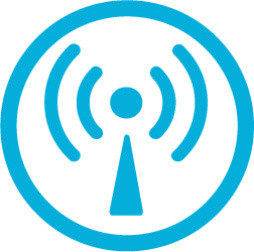 无线WIFI符号图标矢量素材
