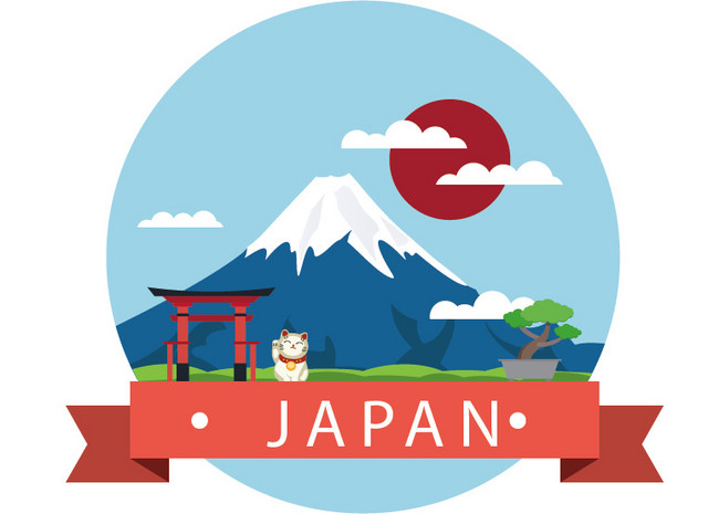 卡通日本元素