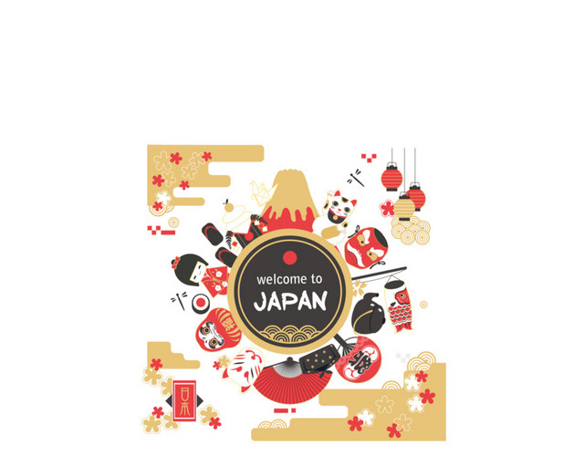 日本旅游海报素材