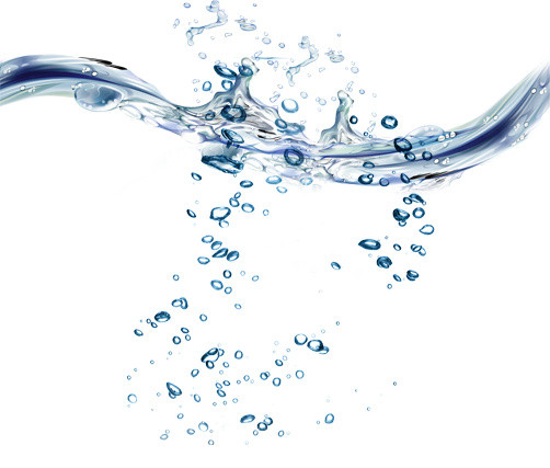 水气泡条带素材