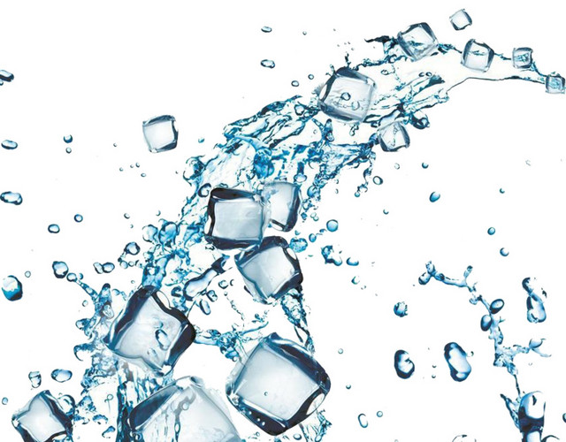 冰水碰撞免抠素材