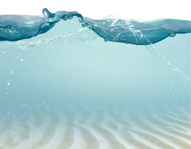 高清海底海水素材
