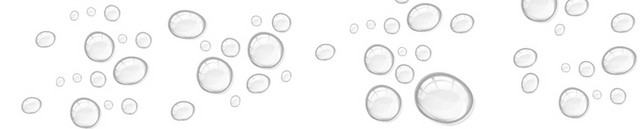 水滴气泡透明不规则素材
