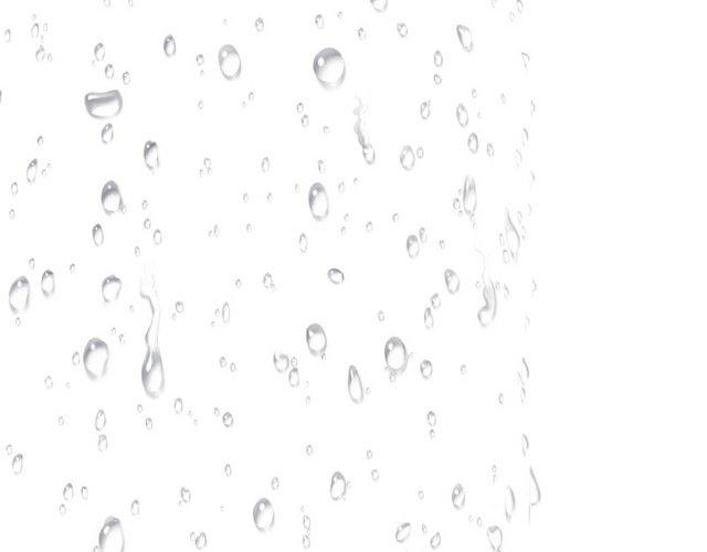 雨水水珠密集素材