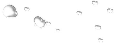 手绘卡通水珠雨滴冰块矢量元素