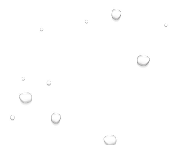 无色透明水珠气泡