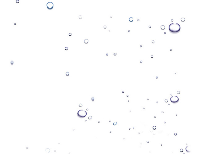 小气泡水滴组合素材