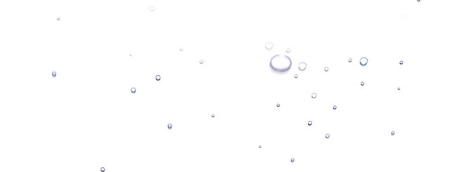 小气泡水滴组合素材