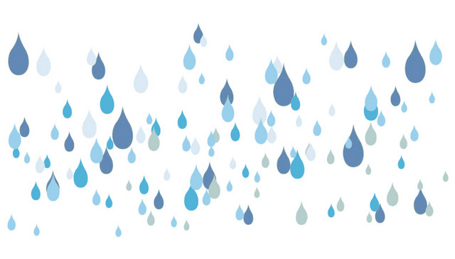 雨滴水滴聚合图片素材