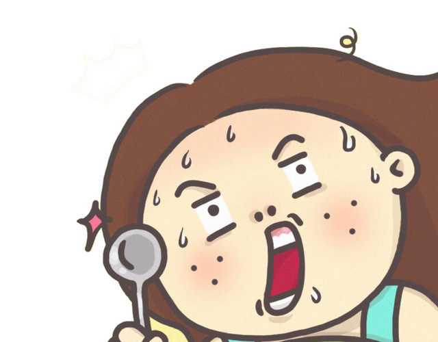 夏日解暑吃西瓜插画