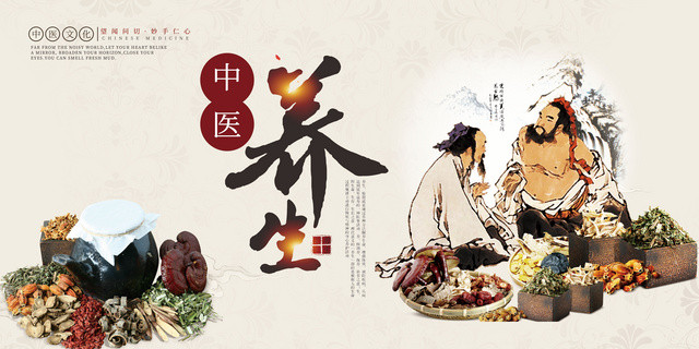 古风中医养生展板