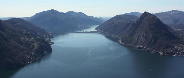 蒙特圣萨尔瓦托雷 LUGANO 湖 山 自然 景观 瑞士