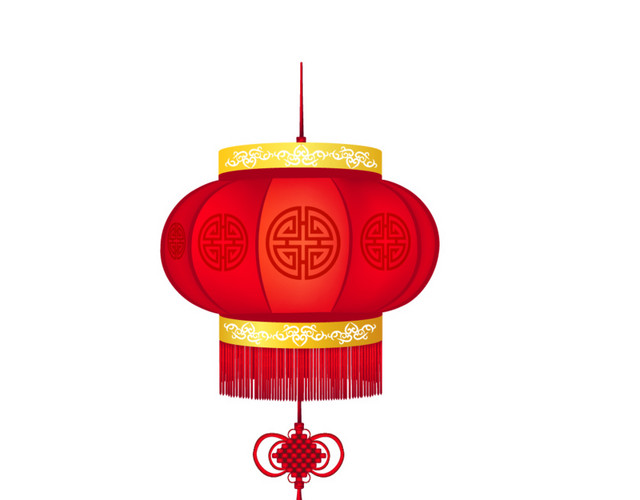 红色春节新年喜庆素材灯笼