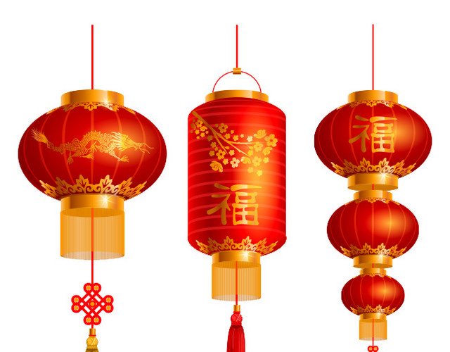 红色灯笼素材喜庆元素