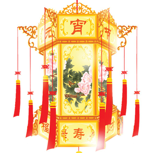 元宵节喜庆灯笼素材
