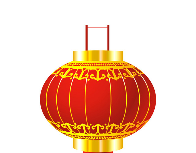 红色过年灯笼素材