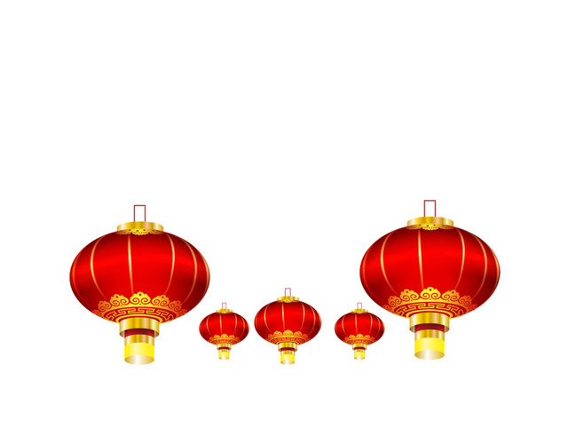 简约红色喜庆灯笼