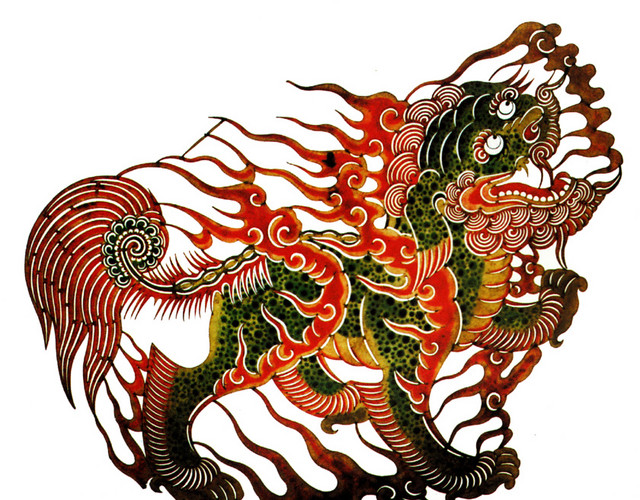 中国传统皮影戏素材