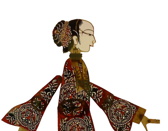 中国传统皮影戏女性素材