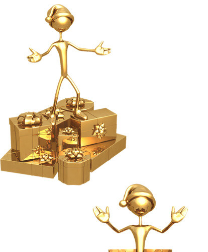 小金人金色素材