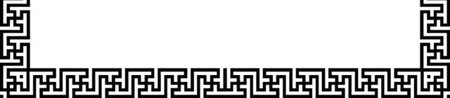 中国风祥云黑白边框