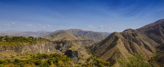 景观景色大自然山脉群山视野全景远景山谷山峰背景图片
