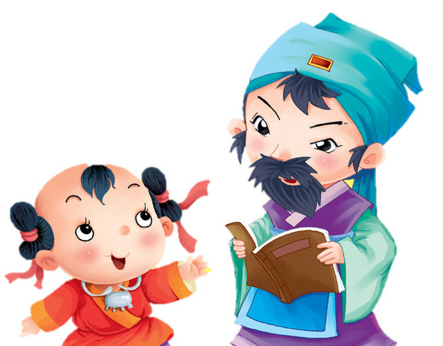 卡通古装元素