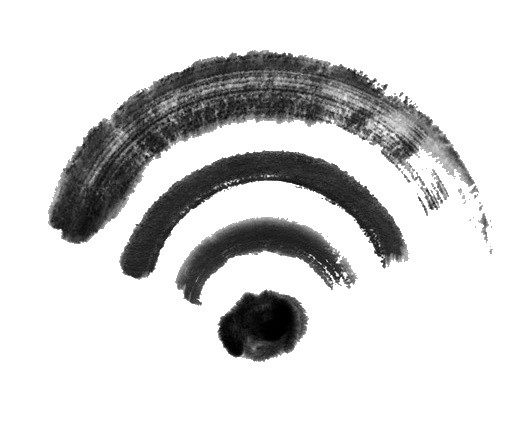 无线WIFI符号图标矢量素材
